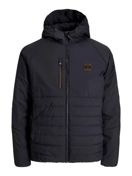 JACK & JONES Geacă de primăvară-toamnă JJFINN' negru