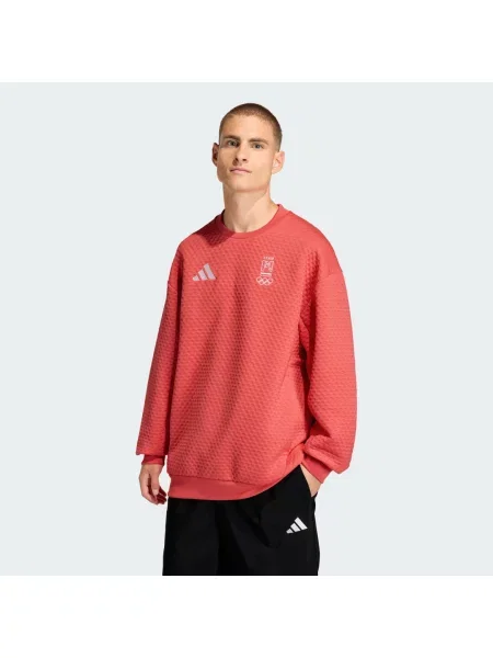 Sweter z okrągłym dekoltem POC XPLORIC czerwony