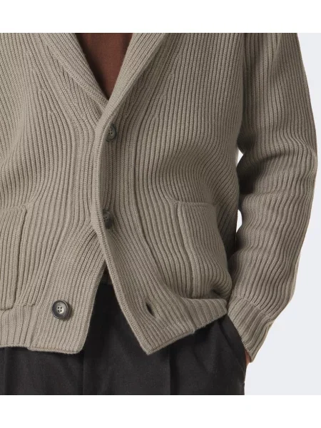 Cardigan Thom Sweeney de lână gri