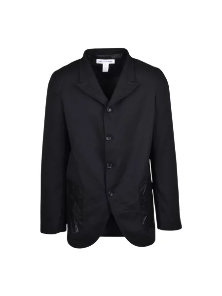 Marynarka Comme Des Garcons z naszywanymi kieszeniami czarna
