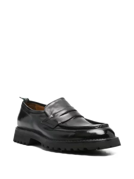 Pantofi loafer Green George din piele negru