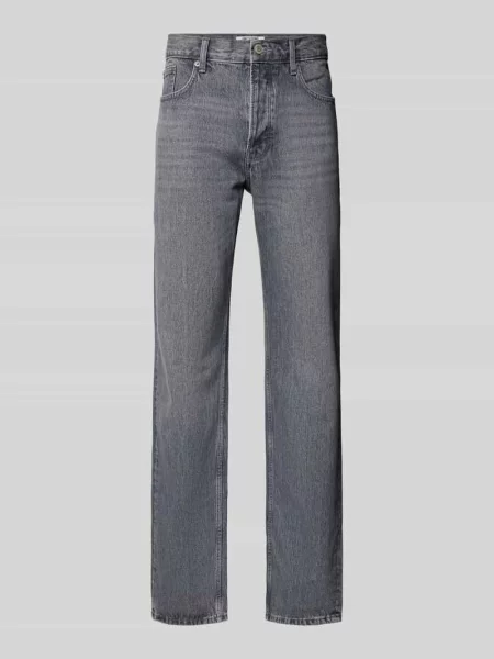 Jeansy o kroju straight fit z dodatkiem wełny model ‘EDGE’ Only & Sons