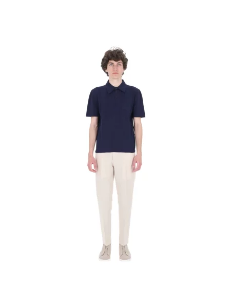 Koszulka polo A.p.c. niebieska