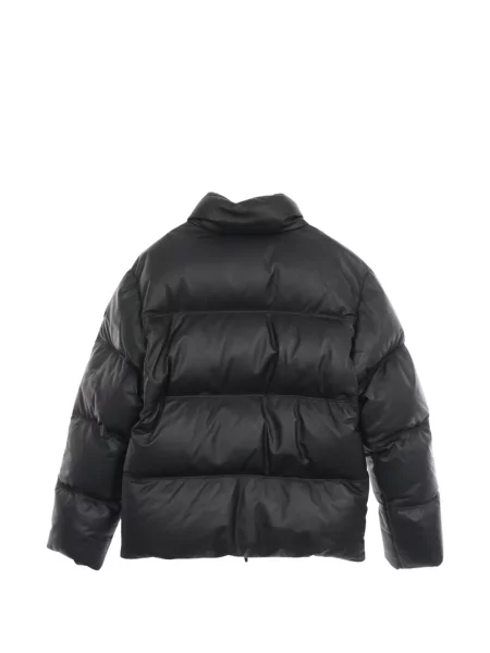 Geanta de piele Moncler negru