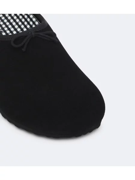 Mules Birkenstock 1774 iz semiša črna