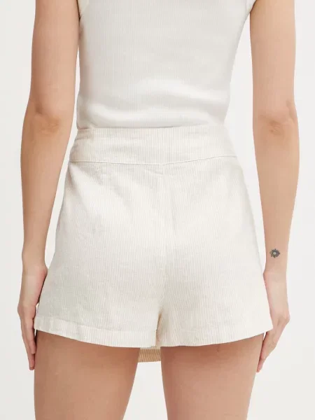 Szorty jeansowe Tommy Jeans beżowe
