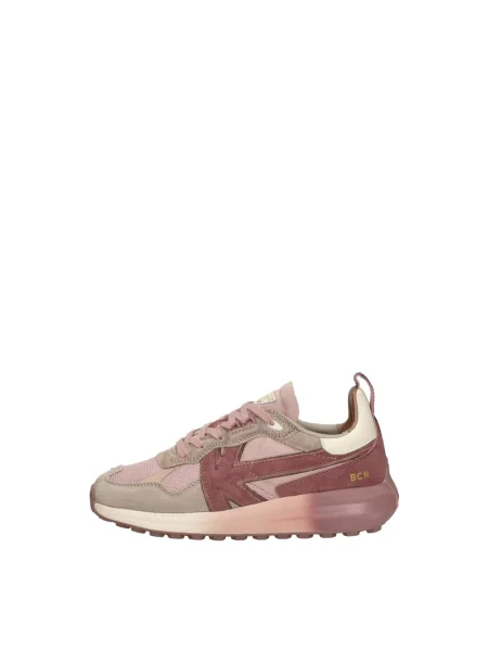 Sneakersy Kaotiko skórzane różowe