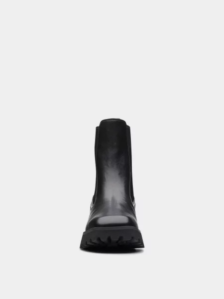 Кожаные ботинки Clarks черные