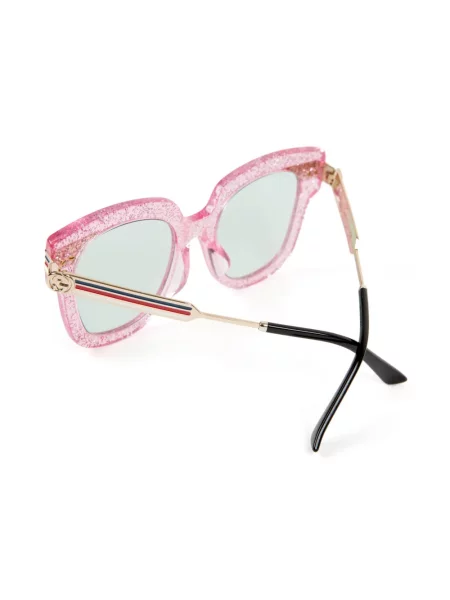 Čtvercové sluneční brýle Gucci Pre-owned růžové