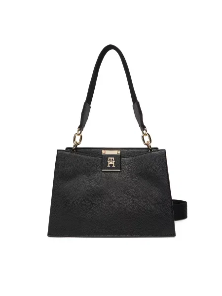 Tommy Hilfiger Her Med Satchel Black Universal černá