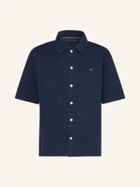 Tommy Hilfiger Košile S Krátkými Rukávy tmavě modrá
