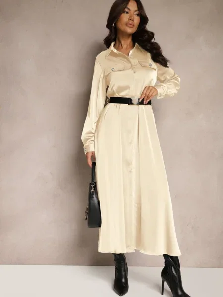 Rochie Vaminay bej