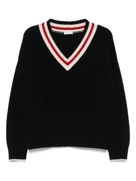 Pulover Brunello Cucinelli din cașmir negru