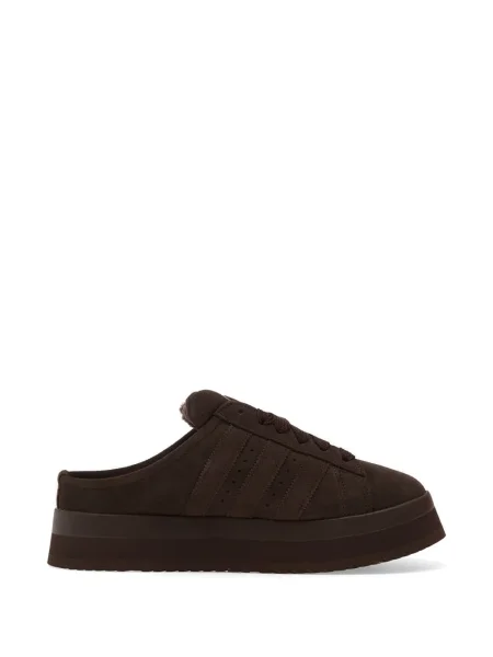 Krótka graficzny koszulka Adidas Campus z perforacją szara