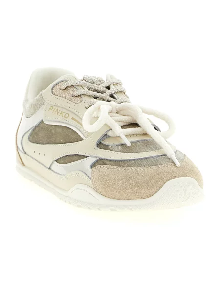 Sneakersy Pinko skórzane białe