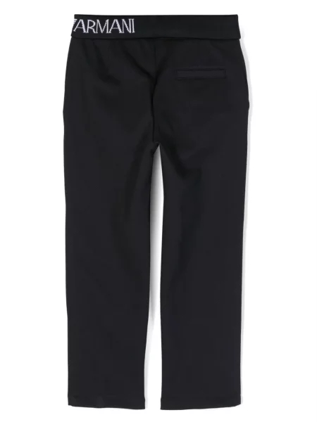 Spodnie dziecięce Emporio Armani niebieskie