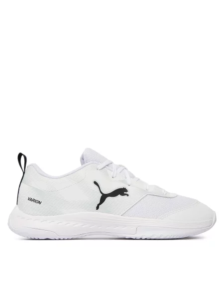 Încălțăminte pentru sporturi de interior Puma Varion 3 Jr 02 alb