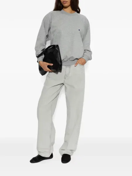 Φούτερ Jil Sander με στρογγυλή λαιμόκοψη γκρι