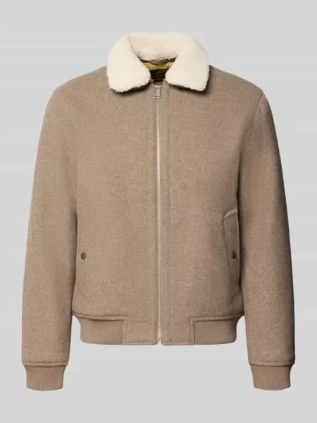 Kurtka o kroju regular fit z wykładanym kołnierzem i zamkiem błyskawicznym Jack & Jones Premium