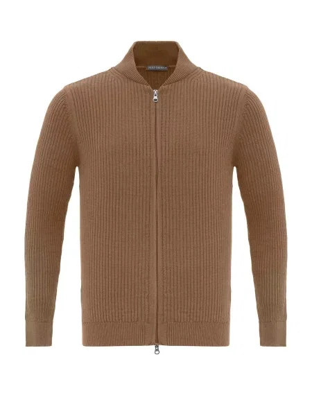 Jacey Quinn Geacă tricotată Darwin cămilă maro