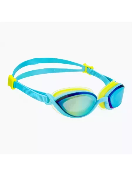 Okulary do pływania HUUB Pinnacle Air Seal aqua/flue yellow niebieskie