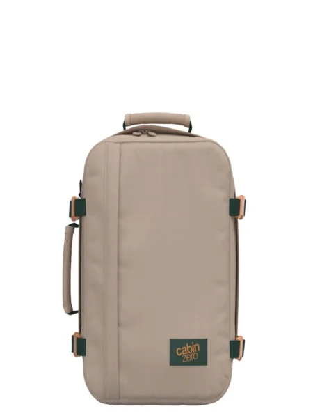 CabinZero Classic 28 l cebu sands túra hátizsák. Méret: 28 l bézs