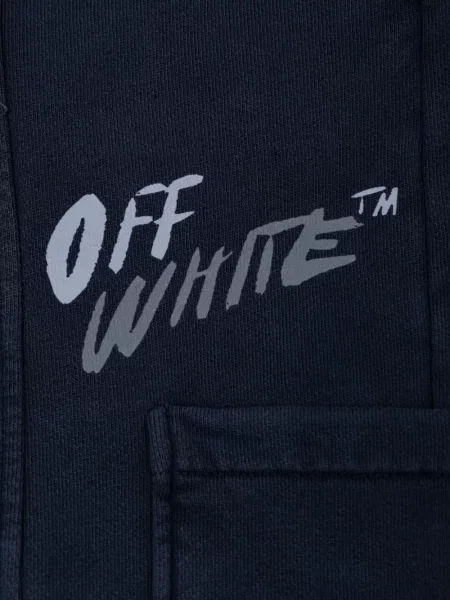 Spodnie cargo dziecięce Off-white białe