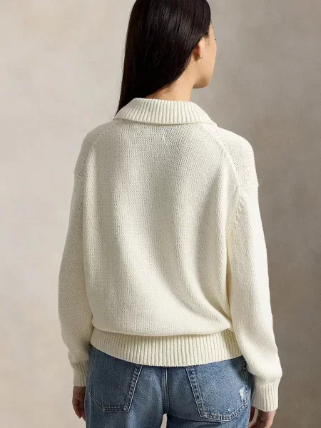 Polo Ralph Lauren Sweter Kremowy biały