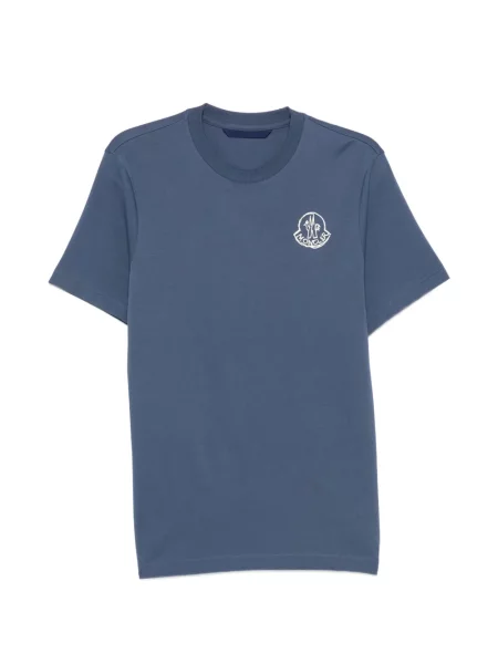 Póló Moncler nyomtatás kék