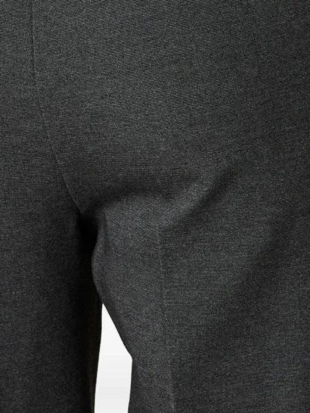 Pantaloni Miu Miu cu dungi tricotate gri