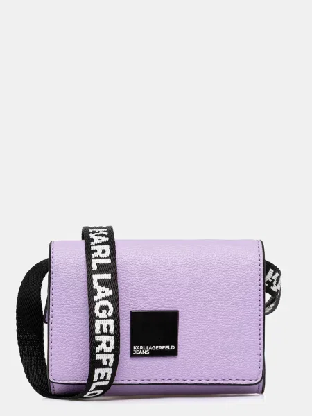 Karl Lagerfeld Jeans torebka fioletowy