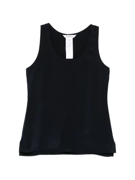 Svileni top Max Mara plava