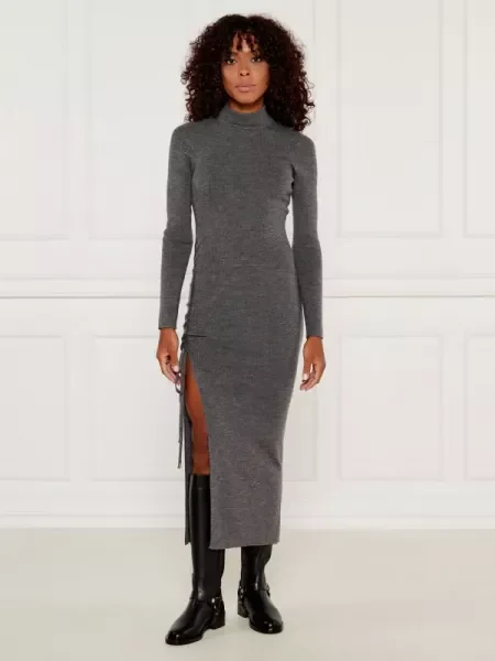 Michael Kors De lână rochie gri