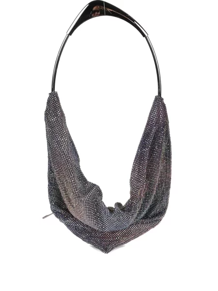 Torebka Benedetta Bruzziches z kryształkami niebieska