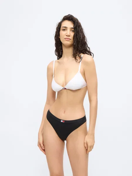 Tommy Hilfiger Underwear Tangice mornarska / pegasto siva / rdeča črna