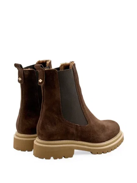 Botine chelsea Lottusse maro