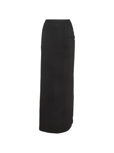 Fusta maxi Rick Owens drapată negru
