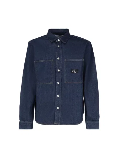 Kurtka jeansowa Calvin Klein niebieska