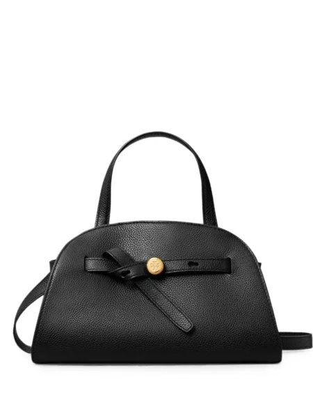 Geantă shopper Tory Burch din piele negru