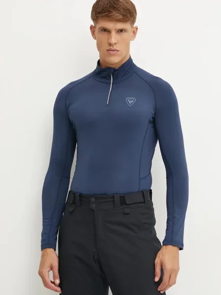 Longsleeve termoaktywny Rossignol Classique Zip dark navy niebieska