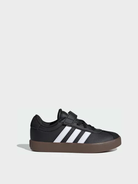 Шкіряні Дитячі Кеди низькі adidas чорний