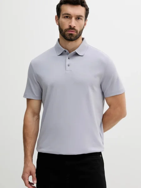 Tricou polo Calvin Klein violet