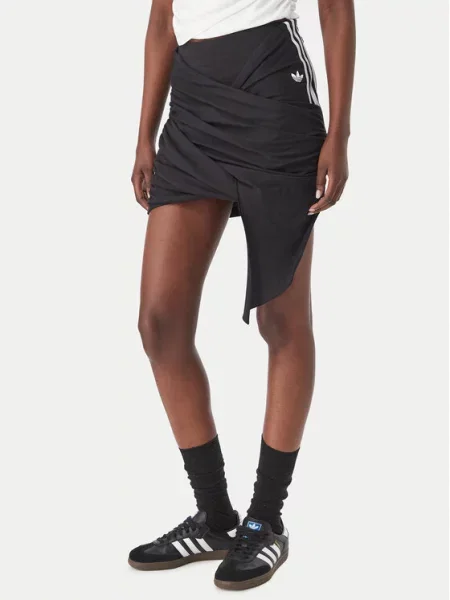 Adidas Φούστα mini Adiluna Season 2 X Jennie Wrap-Around Skirt μαύρο