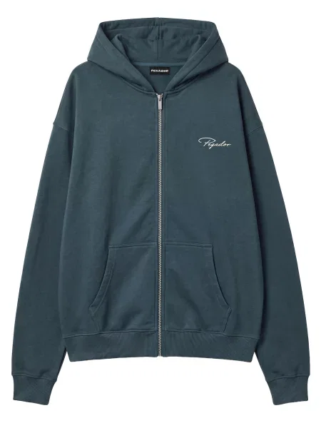 Pegador Hanorac Pike verde petrol / murdar alb