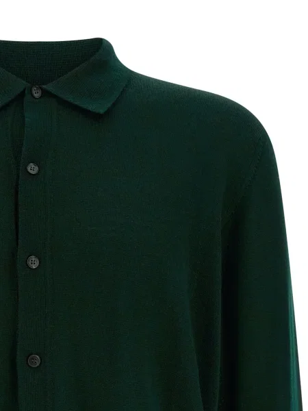 S límcem košile Roberto Collina zelená