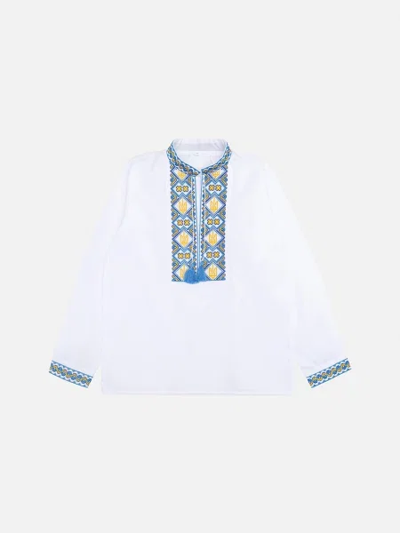 Дитяча Вишита сорочка YUKI білий