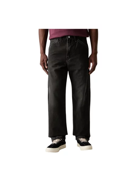 Levi's jeansy loose LOOSE STRT CARPENTER x WORKWEAR czarne