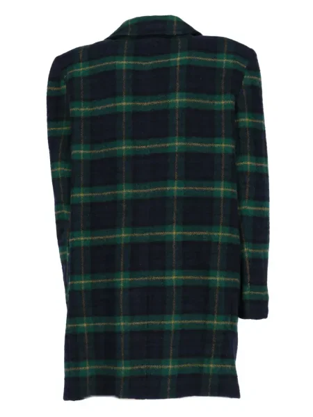 Kostkovaný retro kabát A.n.g.e.l.o. Vintage Cult modrý
