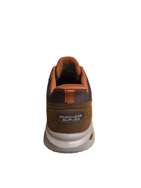 Sneakersy Skechers brązowe