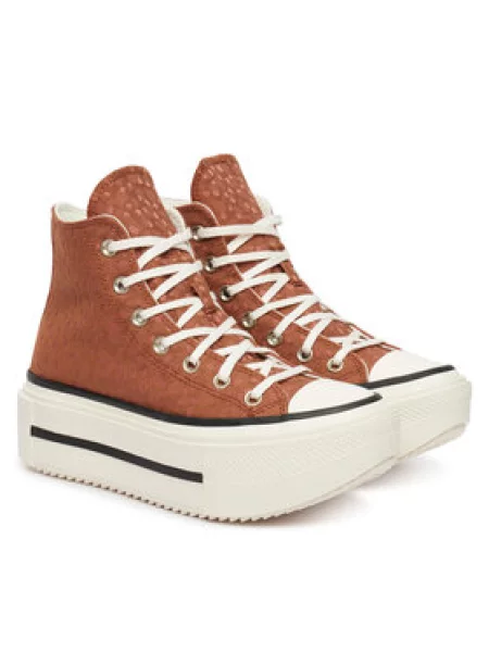 Tenisice Converse Chuck Taylor All Star Lift Double Stack Platform Deer smeđa